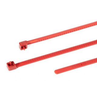 HellermannTyton Releasable Cable Tie 195mm x 4.7mm Red Polyamide 66 115-00003 LR55R-PA66-RD