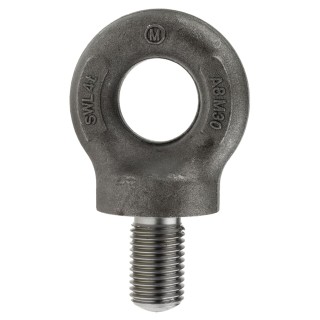 RS PRO Carbon Steel Eye Bolt, M30 Thread, Galvanised Finish, 4t Load, 51 mm Thread Length, 51 mm Eye OD 673-686