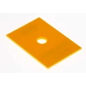 RS PRO ESD Rack Bonding Point, 10 mm Stud, Mounting Plate 25x35 mm, Yellow ABS 392-141