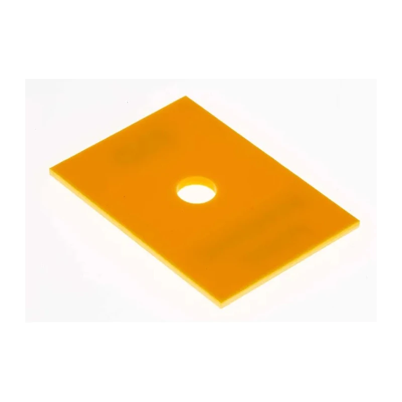 RS PRO ESD Rack Bonding Point, 10 mm Stud, Mounting Plate 25x35 mm, Yellow ABS 392-141