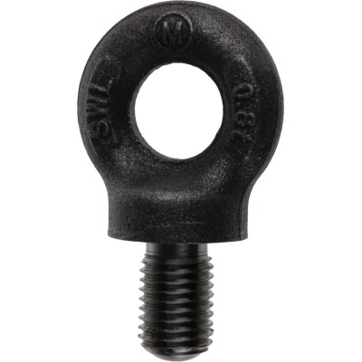 RS PRO Carbon Steel Eye Bolt, Galvanised, M16 Thread, 20 mm Thread Length, 20 mm Eye OD, 0.8 t Load Capacity 673-658