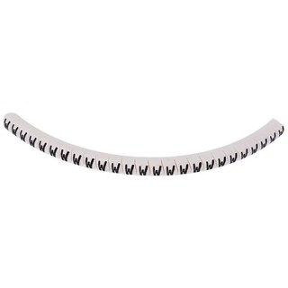 HellermannTyton Helagrip Slide-On Cable Marker Pre-Printed W, PVC, 9 mm Max Cable, 4 mm Min Cable, 901-10320