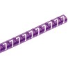 HellermannTyton Helagrip Slide-On Cable Marker, Pre-Printed '7', Violet, PVC, For 4 - 9mm Cable 901-10312