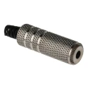 RS PRO Jack Connector 3.5 mm Cable Female Stereo Solder Tab 2A Brass Nickel-Plated 392-615