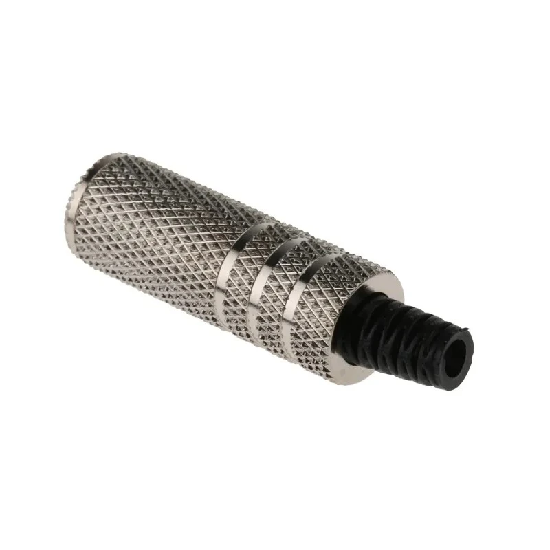 RS PRO Jack Connector 3.5 mm Cable Female Stereo Solder Tab 2A Brass Nickel-Plated 392-615
