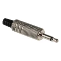 RS PRO Jack Connector, 3.5 mm Cable, Male, Mono, 2A, Straight, Nickel-Plated Brass, 2 Ways 392-633