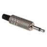 RS PRO Jack Connector, 3.5 mm Cable, Male, Mono, 2A, Straight, Nickel-Plated Brass, 2 Ways 392-633