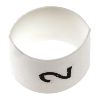TE Connectivity TRSA Cable Marker White Pre-printed '2', Polyolefin, 2–6 mm Cable, Heatshrink, Flame TRSA-1019/E/1/2