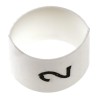 TE Connectivity TRSA Cable Marker White Pre-printed '2', Polyolefin, 2 - 6 mm Cable, Heatshrink, Flame TRSA-1019/E/1/2