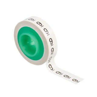 3M ScotchCode Cable Marker, Pre-printed '9', Adhesive, Polyethylene Terephthalate, 2.43m Width, 5.46mm Length SDR 9-89209