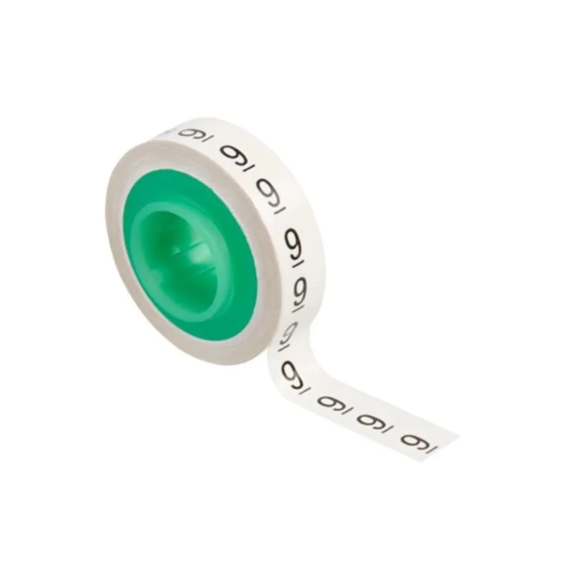 3M ScotchCode Cable Marker, Pre-printed '9', Adhesive, Polyethylene Terephthalate, 2.43m Width, 5.46mm Length SDR 9-89209