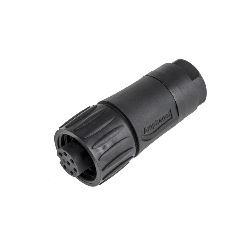 Amphenol Industrial Circular Connector, 6 Contacts, Female Socket, Cable Mount, IP67, 10A, 250V, Ecomate C016 30D006 100 12
