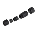 Amphenol Industrial Circular Connector, 6 Contacts, Female Socket, Cable Mount, IP67, 10A, 250V, Ecomate C016 30D006 100 12
