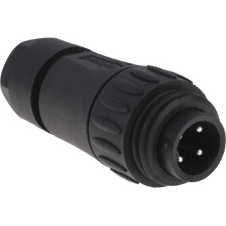 Amphenol Industrial Circular Connector 3 Contacts 16A 400V IP67 Cable Plug Male Ecomate M Series C016 20H003 100 12
