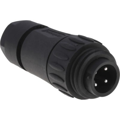 Amphenol Industrial Circular Connector 3 Contacts 16A 400V IP67 Cable Plug Male Ecomate M Series C016 20H003 100 12