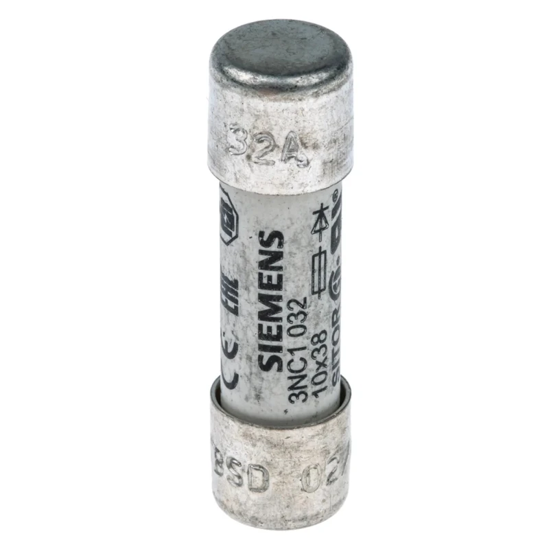 Siemens Cartridge Fuse 32A, 600/700V AC, 10 x 38 mm, SITOR Series, aR, 3NC1032