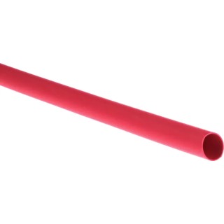 RS PRO Heat Shrink Tubing Polyolefin Red 6.4 mm Sleeve Diameter x 1.2 m Length 2:1 Ratio 398-290