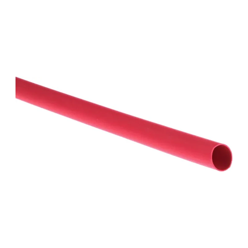 RS PRO Heat Shrink Tubing Polyolefin Red 6.4 mm Sleeve Diameter x 1.2 m Length 2:1 Ratio 398-290