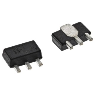 Taiwan Semiconductor Low Dropout Voltage Regulator 0.5 W, 12V, Surface Mount, SOT-89, 4-Pin TS9011SCY RMG