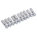 RS PRO Q Series Cross Connector for Terminal Block, Copper, 10 Pole, Natural, 800V, 20A, Screw Mount 399-105