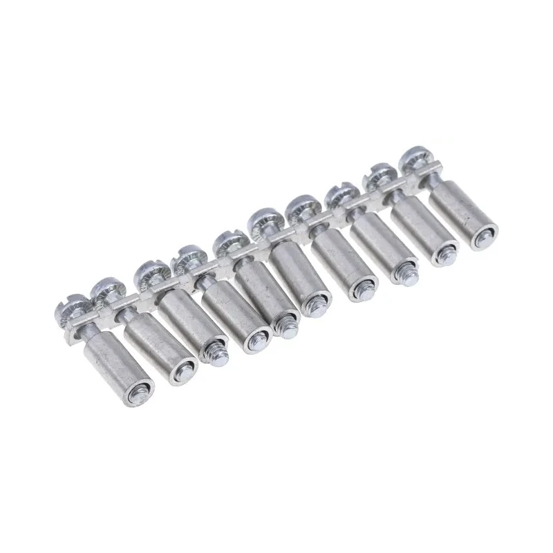 RS PRO Q Series Cross Connector for Terminal Block, Copper, 10 Pole, Natural, 800V, 20A, Screw Mount 399-105