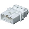 Wieland GESIS Series Panel Power Male Screw Lighting Connector, 3-Pole, 16A, IP20, 250V, Panel Mount, White, 91.932.9053.0