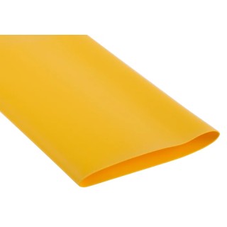 RS PRO Heat Shrink Tubing Yellow 38.1 mm Sleeve Diameter x 1.2m Length, Polyolefin, 2:1 Shrink Ratio, Flame Retardant 399-653