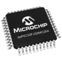 Microchip 16-bit Digital Signal Processor 40 MIPS, 32kB FLASH, TQFP, 44-Pin DSPIC33FJ32MC204-I/PT