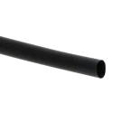 RS PRO Heat Shrink Tubing Polyolefin Black 12.7 mm Sleeve Diameter, 1.2 m Length, 2:1 Shrink Ratio 398-161