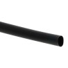 RS PRO Heat Shrink Tubing Polyolefin Black 12.7 mm Sleeve Diameter, 1.2 m Length, 2:1 Shrink Ratio 398-161