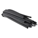 RS PRO Heat Shrink Tubing Polyolefin Black 12.7 mm Sleeve Diameter, 1.2 m Length, 2:1 Shrink Ratio 398-161