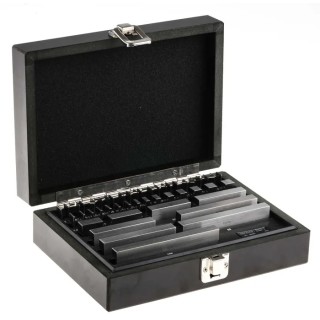 RS PRO Gauge Block Set Metric Steel 47 Pieces Grade 1 Inspection HRC65/HV820 398-883
