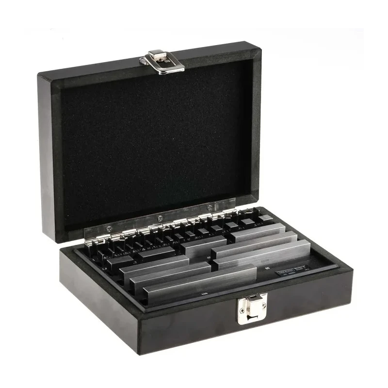 RS PRO Gauge Block Set Metric Steel 47 Pieces Grade 1 Inspection HRC65/HV820 398-883