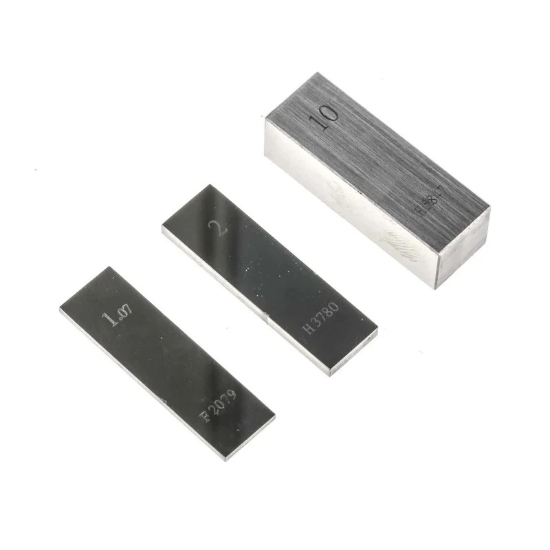 RS PRO Gauge Block Set Metric Steel 47 Pieces Grade 1 Inspection HRC65/HV820 398-883
