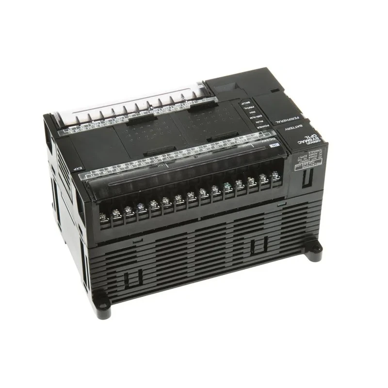 Omron CP1L Series PLC CPU, 24 Digital Inputs, DC Input, 16 Relay Outputs, DIN Rail Mount, USB, Battery Backup 