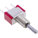 RS PRO PCB Mount Toggle Switch On-Off-On SPDT 28 V DC 112 V AC Through Hole 401-670