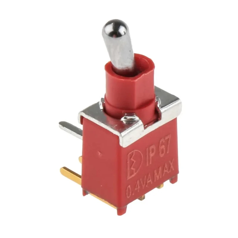 RS PRO Toggle Switch PCB Mount On-On SPDT Solder Terminal IP67 15V DC 240V AC 401-686