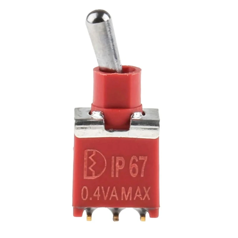 RS PRO Toggle Switch PCB Mount On-On SPDT Solder Terminal IP67 15V DC 240V AC 401-686