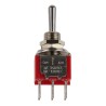 RS PRO PCB Mount DPDT Toggle Switch On-Off-On, Solder Terminal, 5A, 28V DC / 120V AC, Chrome Plated Brass Actuator 401-692