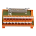 RS PRO 40-Contact Male Interface Module IDC Connector DIN Rail 1A 50V 403-336