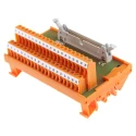RS PRO 40-Contact Male Interface Module IDC Connector DIN Rail 1A 50V 403-336