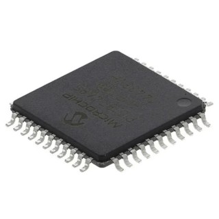 Microchip PIC18F4685 8-bit PIC Microcontroller 40MHz, 96kB Flash, 44-Pin TQFP Surface-Mount, PIC18F4685