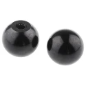 RS PRO Black Duroplast Ball Clamping Knob Push-in, 38 mm Knob, 10 mm Hole, 19 mm Hole Length 686-581
