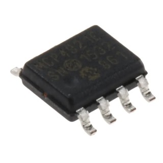 Microchip MCP4921-E/SN 12-Bit Digital-to-Analogue Converter, SPI, Microwire, SOIC-8, 2.7–5.5V