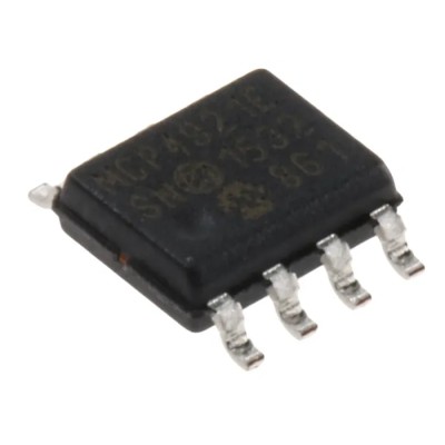 Microchip MCP4921-E/SN 12-Bit Digital-to-Analogue Converter, SPI, Microwire, SOIC-8, 2.7–5.5V