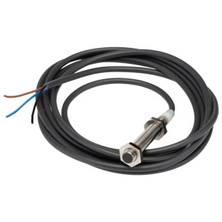 Omron Threaded Barrel Inductive Proximity Sensor M8 NPN 2 mm Detection, Stainless Steel, IP67, Flush E2A-S08LS02-WP-C1 2M