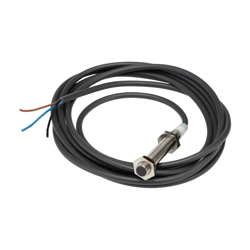 Omron Threaded Barrel Inductive Proximity Sensor M8 NPN 2 mm Detection, Stainless Steel, IP67, Flush E2A-S08LS02-WP-C1 2M