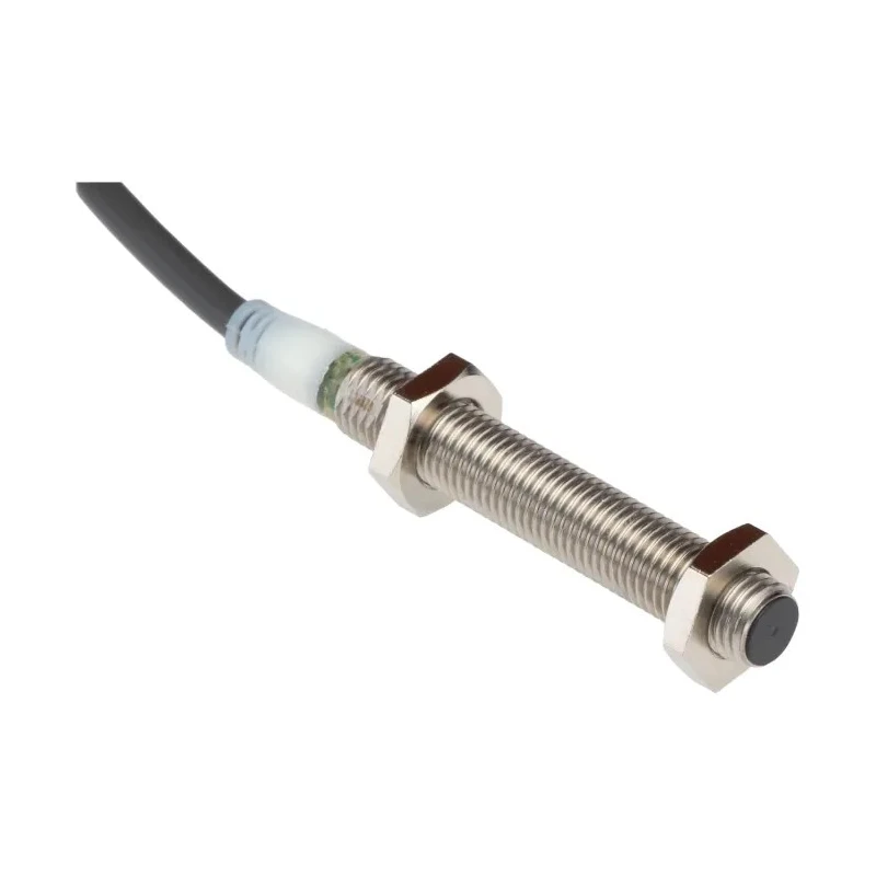 Omron Threaded Barrel Inductive Proximity Sensor M8 NPN 2 mm Detection, Stainless Steel, IP67, Flush E2A-S08LS02-WP-C1 2M