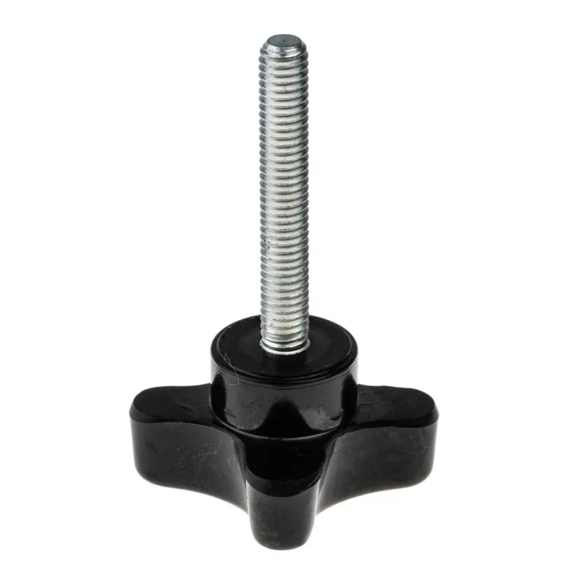 RS PRO Phenolic 4-Arm Clamping Knob M6 Threaded Stud 38 mm Diameter 40mm Stud Length 686-626