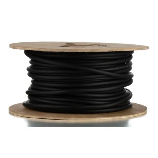 Lapp H01N2-D Series Black Hook Up Wire, 760 x 0.21 mm Stranded Copper, Rubber Jacket, 50 m, 100V, 2210701